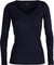 icebreaker Siren Merino Long Sleeve Sweetheart T-Shirt - Women's - Midnight Navy