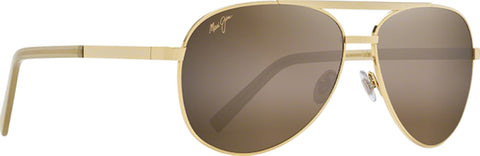 Maui Jim Seacliff Aviator Sunglasses - Gold - HCL Bronze Polarized Lens