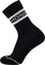 Mons Royale Signature Crew Sock - Unisex - Black - White