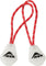MSR Night Glow Zipper Pulls V2 - Red - White