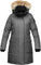 Nobis Merideth Down Parka - Women's - Crosshatch Steel Grey
