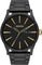Nixon Sentry Stainless Steel Watch - Unisex - Matte Black - Gold