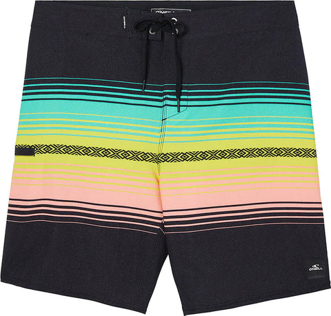 O'Neill Hyperfreak Heat Stripe Line 19 In Boardshorts - Men's