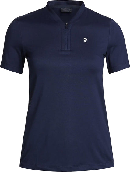Peak Performance Turf Zip Short sleeve Tee - Women's