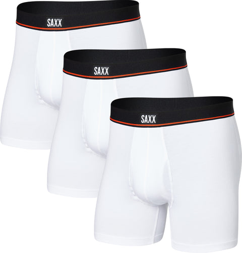 SAXX Non-Stop Stretch Cotton 3-Pack Boxer Briefs - Men's