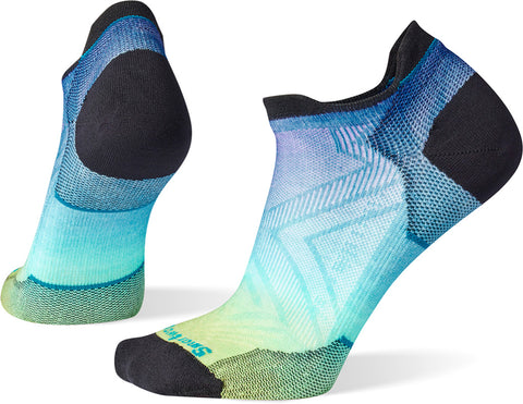 Smartwool Run Zero Cushion Ombre Print Low Ankle Socks - Women's