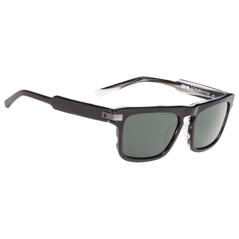 Spy Funston - Black/Horn - Happy Gray Green Lens