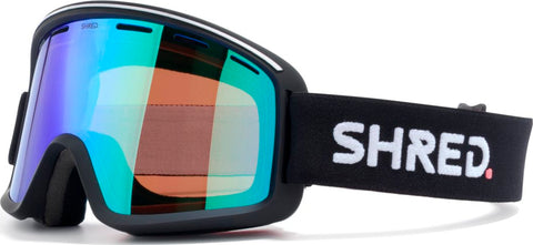 Shred Monocle Black CBL Plasma Mirror Goggles