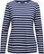 Saint James Minquidame Breton Striped Shirt With Long Sleeve - Women's - Marine - Ecru