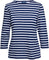 Saint James Galathee II Breton Striped Top With 3/4 Sleeves - Women's - Marine - Neige