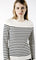 Saint James Maree II R Striped Sweater - Women's - Ecume - Navy