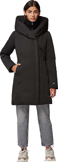 SOIA & KYO Camelia-C Slim-Fit Classic Down Coat with Large Hood - Women's