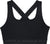 Under Armour Crossback Mid Bra - Women's - Black - Black - Jet Gray
