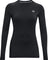 Under Armour ColdGear Authentics Crew Neck Baselayer - Women's - Black - White
