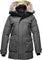 Nobis Yatesy Long Parka - Men's - Crosshatch Steel Grey
