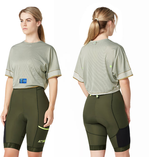 ATTAQUER Terra Tech Crop Tee - Women's