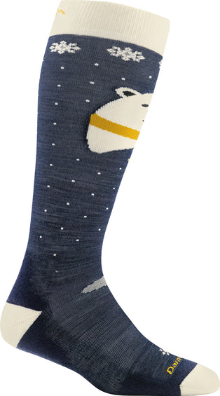 Darn Tough Polar Bear Over-The-Calf Midweight Ski & Snowboard Sock  - Kid