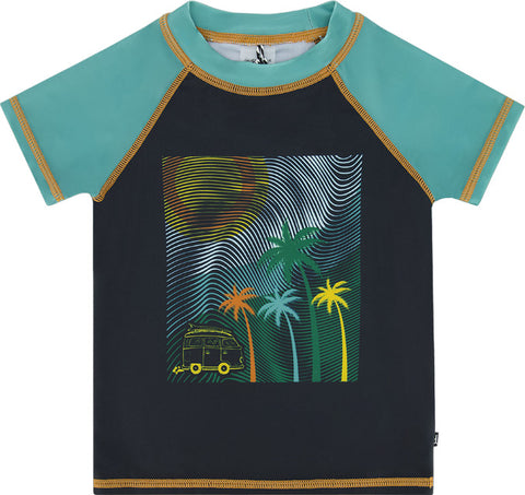 Deux par Deux Short Sleeves Rashguard - Little Boys