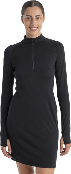 icebreaker 260 Granary Merino Long Sleeve Half-Zip Dress - Women's