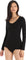 icebreaker Siren Merino Long Sleeve Sweetheart T-Shirt - Women's - Black