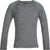 icebreaker 200 Oasis Merino Long Sleeve Crewe Thermal Top - Kids - Gritstone Heather