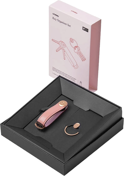 Orbitkey Leather Key Organiser Set with Ring v2