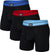 SAXX Daytripper Boxer Brief Fly 3 Pack - Men's - Silver Lake - Cherry - Sport Blue