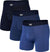 SAXX Daytripper Boxer Brief Fly 3 Pack - Men's - Sprt Blu Htr - Blueberry - Maritime