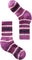 Smartwool Classic Hike Light Cushion Striped Crew Socks - Kids - Meadow Mauve