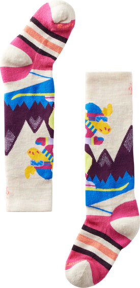 Smartwool Wintersport Full Cushion Mountain Moose Pattern OTC Socks - Kids