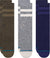 Stance The Joven 3 Pack Crew Socks - Unisex - Grey