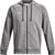 Under Armour Rival Fleece Full-Zip Hoodie - Men's - Castlerock Light Heather - White